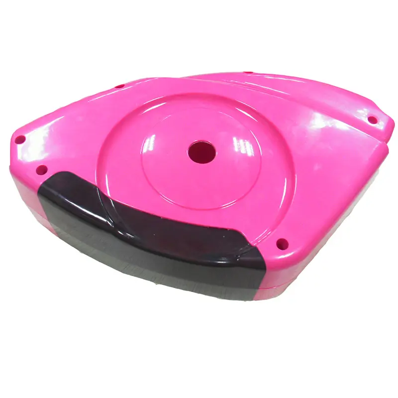 Sports_bike exercise bike parts plastic chain shell with black and pink spray paint