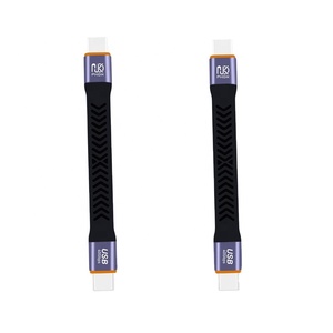 Typ c Datenkabel USB3.2 Gen2 männlich zu weiblich USB3 Kurzplattenkabel 40Gbps schnelles Aufladen Gerades Typ-C zu Typ-C-Kabel - Product Image 1