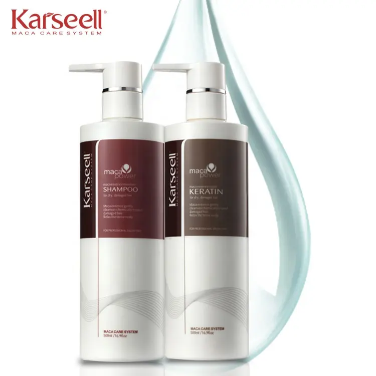 Karseell tratamento de proteína de cabelo, etiqueta privada do oem do cabelo do brasil hidratada queratina