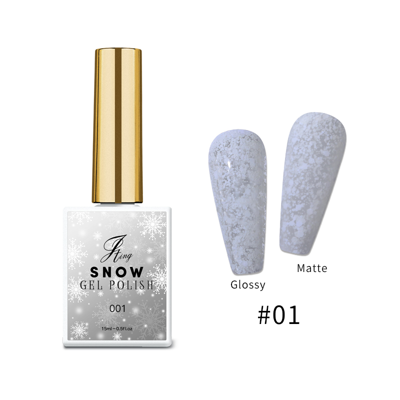 #01 Vernis gel neige
