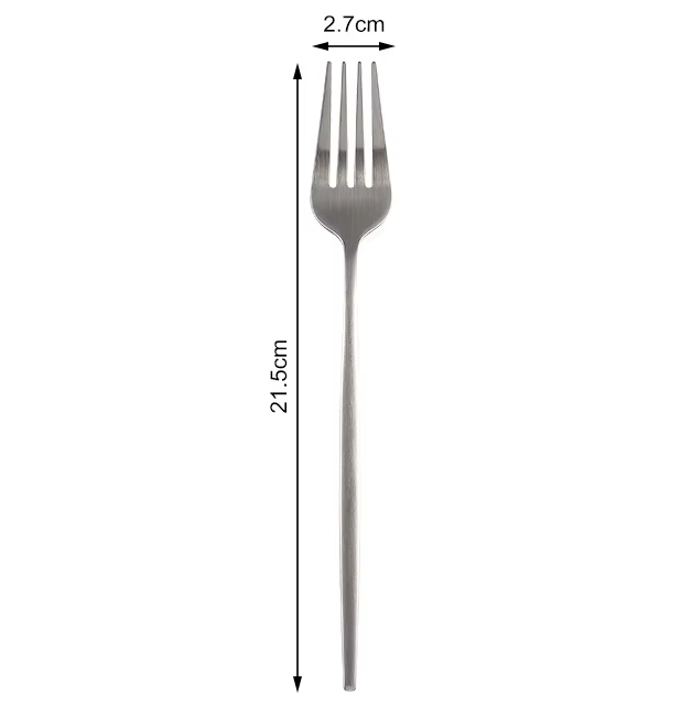 Fourchette de table en argent
