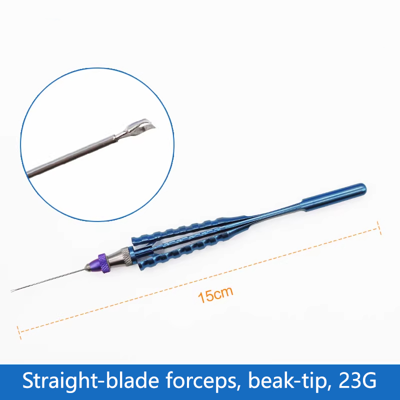 Pinza a membrana diritta T205S / Stile a becco d'aquila 23G