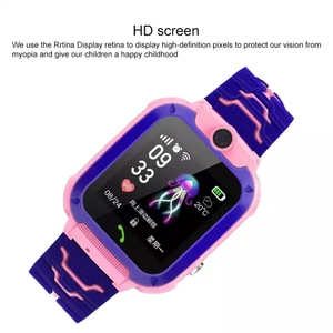 キッズスマートウォッチ2/4GSimカードLBSトラッカーSOSカメラ子供携帯電話ボイスチャット数学ゲーム懐中電灯キッズスマートウォッチSim