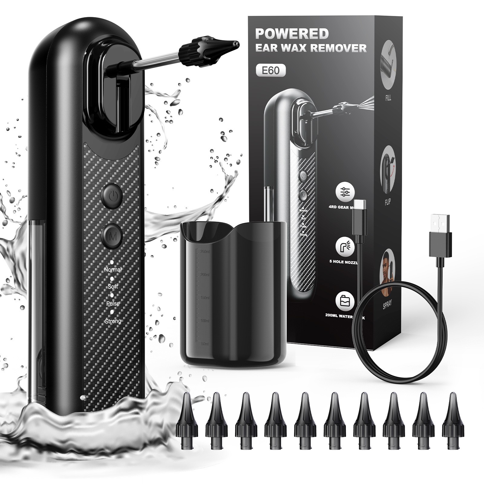 E60 Électrique - Modèle de Douche