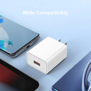 TKT紧凑型18W GaN壁式充电器电缆快速充电USB-A块OTP保护便携式手机充电器套装 - Product Image 5