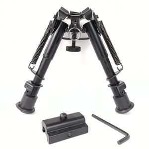 調整可能な6-9インチスコープマウント用の軽量で安定した狩猟および射撃バイポッドクイックリリースアダプター