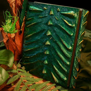 Retro Rồng Dập Nổi Nghệ Thuật Tạp Chí Cuốn Sách Cubic Bìa Mắt Nhựa Handmade Máy Tính Xách Tay Cho Du Lịch Giáo Dục Rồng Của Mắt Nhựa Cẩm nang - Product Image 3