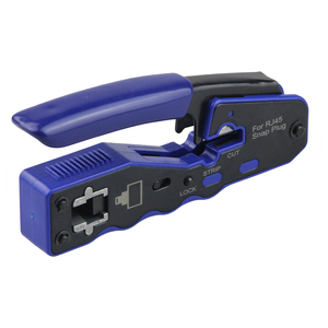 เครื่องมือ Crimper แบบผ่าน RJ45,เครื่องตัดคีมย้ำเครือข่ายอีเธอร์เน็ต Crimper EZ สำหรับ Cat6a Cat5 - Product Image 5