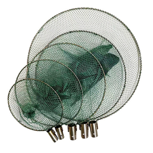 China Factory Price Replacements <strong>Round</strong> Frame Hand Made Nylon Fishing Mesh <strong>Net</strong> Fish Catching Releasing Landing <strong>Net</strong> Head - Product Image 2