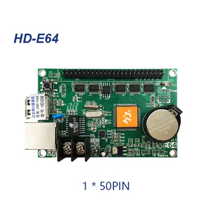 Tienda de señalización Coche al aire libre Pantalla de panel LED de un solo color Huidu Tarjeta de control WIFI de un solo color y doble HD-E64 - Product Image 4