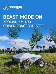 1000ft ขับเคลื่อน4ล้ออันล้ำสมัยจาก Yeoman EM400C รีโมทคอนโทรล18 "หุ่นยนต์ตัดหญ้า24V มอเตอร์มีประสิทธิภาพสูง - Product Image 2