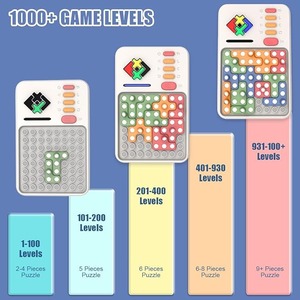 Super Blocks Pattern <strong>Matching</strong> Puzzle Games with 1000+ <strong>Challenges</strong> Brain Teaser STEM Kids Toys Educational Gift - Product Image 3