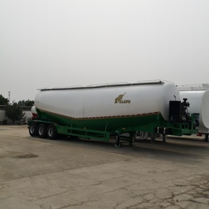 <strong>Dry</strong> Powder Silo Transport 40cbm 53cbm Large <strong>Loading</strong> Capacity Lime Powder Tanker Trailers for Sale