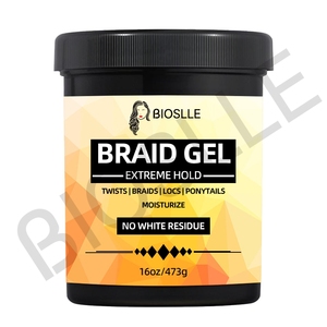 Private Label 16oz All Day Big Size Braid Jam extra <strong>Hold</strong> Twist Loc Lock Braiding <strong>Gel</strong> <strong>Best</strong> Non Flake Edge Control Hair <strong>Gel</strong> - Product Image 1