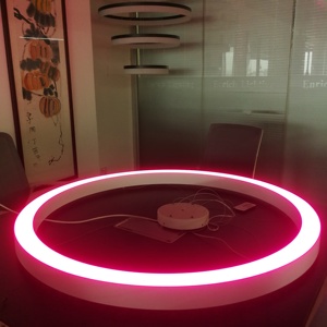 ไฟวงแหวนทรงกลม LED LC6080-1060สี RGBW คุณสมบัติเฉพาะรัศมีที่เป็นที่นิยมมากที่สุด - Product Image 3