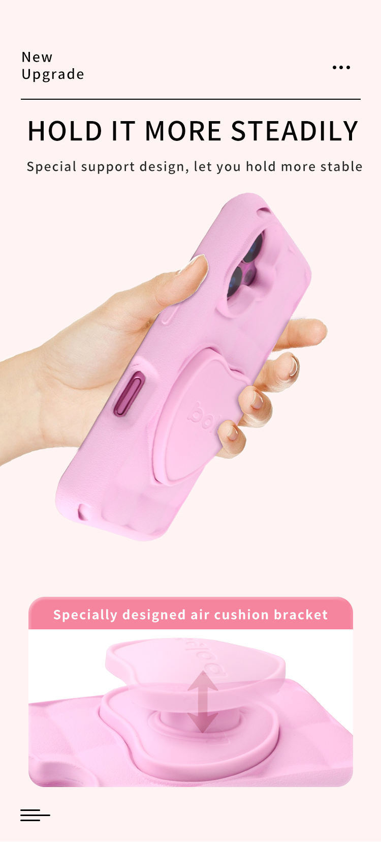 Rose (cas HGD-C2405 de téléphone d'eva)