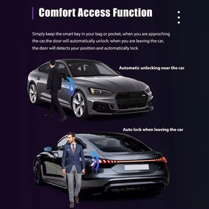 キーレスエントリースマートリモートカーキーLCDタッチスクリーンプッシュスタート/ストップオートロックメーカーのキー - Product Image 4