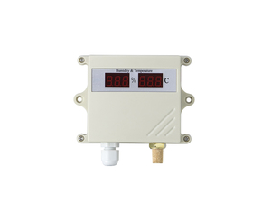Großhandel anpassbare ABS Online Pipeline montiert Flansch Temperatur Feuchtigkeit sensor Hoch temperatur 4-20ma/RS485 OEM Support - Product Image 2