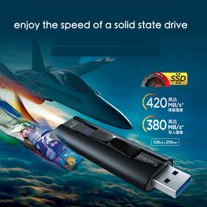 SanDisk-unidad Flash de estado sólido CZ880 Extreme PRO, 128 de memoria USB 3,1 GB, de alta velocidad, 420 MB/s - Product Image 5