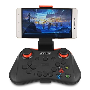 MOCUTE - 056 Drahtloser Bluetooth-Gamepad-<span class=keywords><strong>Controller</strong></span> Shutter Fire Button Griff <span class=keywords><strong>Game</strong></span> Trigger <span class=keywords><strong>Game</strong></span> <span class=keywords><strong>Controller</strong></span> Für <span class=keywords><strong>Android</strong></span> / <span class=keywords><strong>iOS</strong></span>