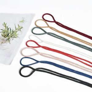 Cordón elástico redondo de tamaño de color personalizado Cierre de cordón elástico con extremos de botón con lengüeta para carpeta de archivos - Product Image 4
