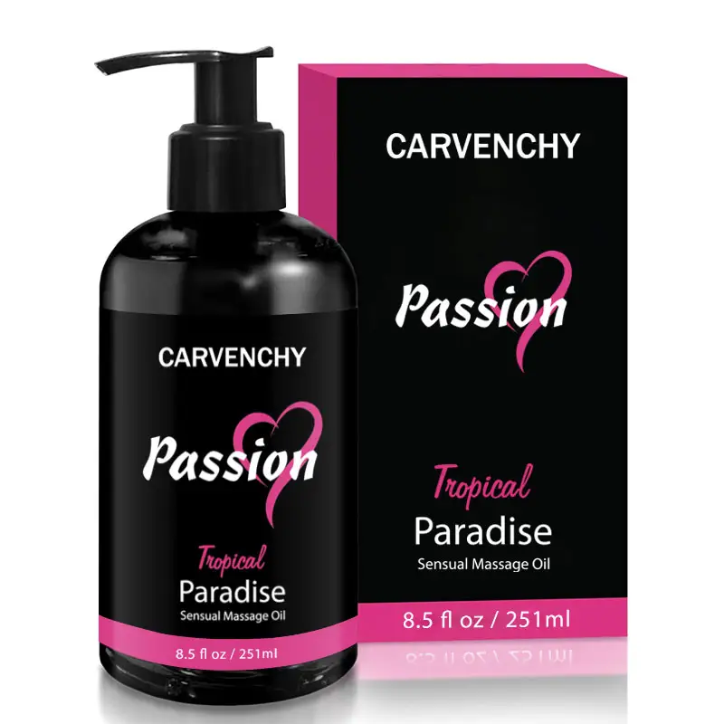 OEM Private Label Natural Passion Sensual Massage Oil For Intimate Moments Enhanced Stimulation Body Oil