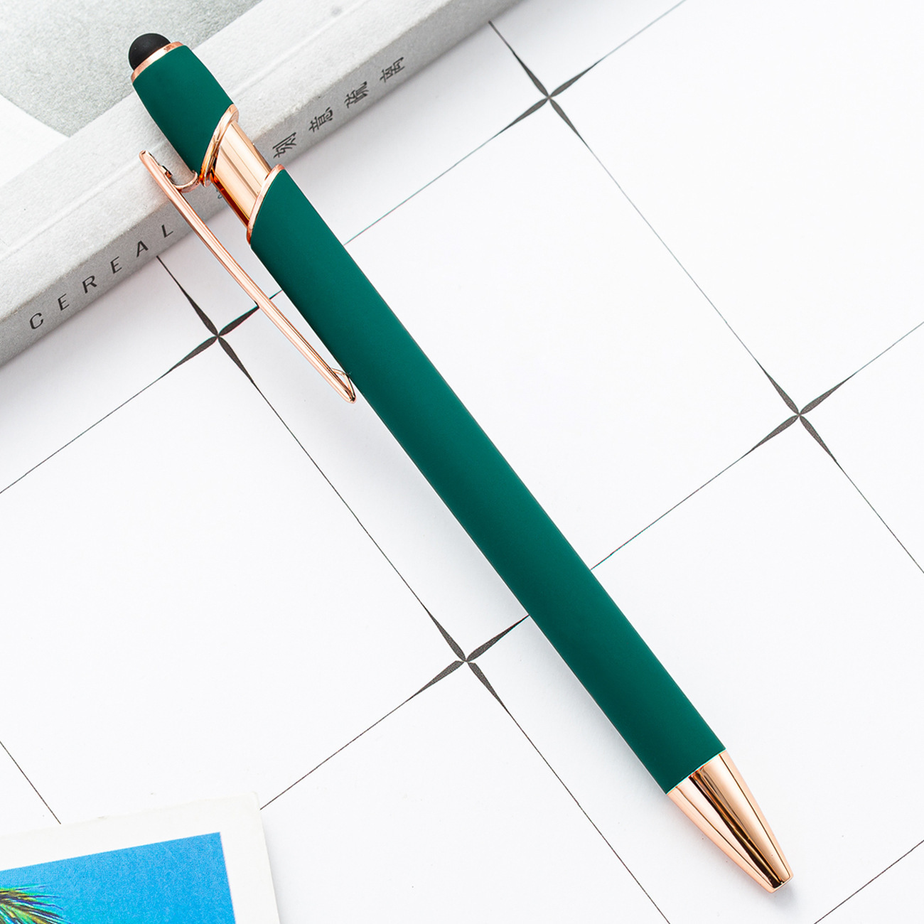 Dark green (black) rose gold.