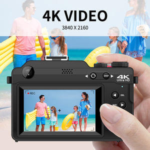 3 inç ekran 18X dijital Zoom kompakt kaydedici Vlogging kameralar ile 48MP otomatik odaklama 4k Video kamera - Product Image 3