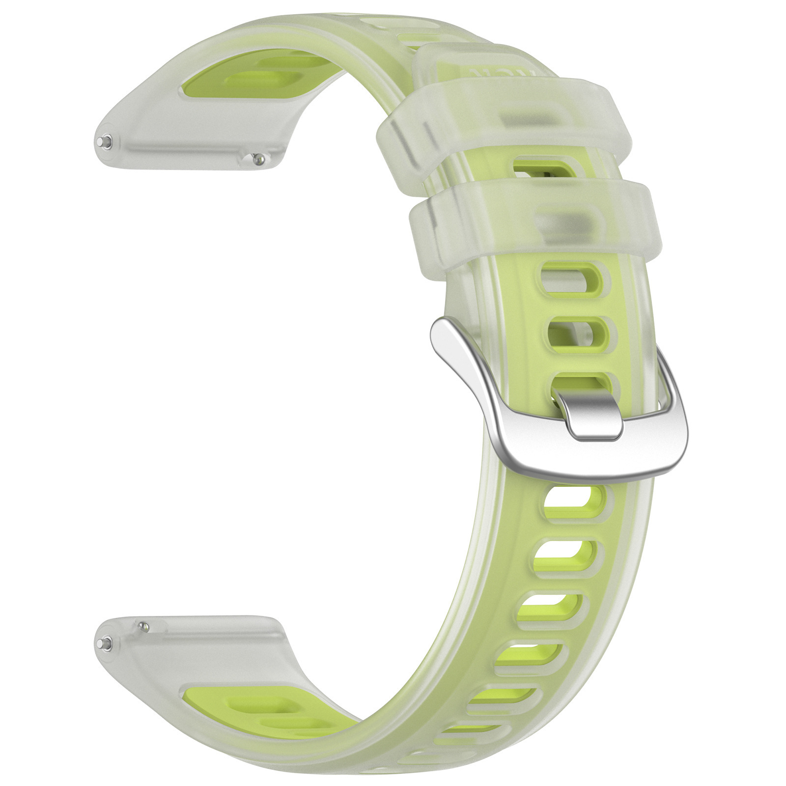 Vert transparent (boucle argentée)