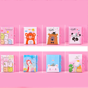 Bloqueado diário criativo bonito, bloco de notas, livro de senha para estudantes da escola, papelaria, menina, presentes, <span class=keywords><strong>notebook</strong></span>