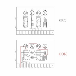<strong>small</strong> size <strong>lcd</strong> panel low cost mini <strong>lcd</strong> <strong>display</strong> tn transflective 0.96inch <strong>lcd</strong> with 11 pin connectors 2 digits seven segment digit - Product Image 5