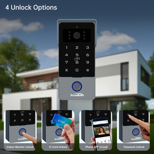 Trudian Door Phone 2-Wire1080P Visión nocturna Tuya Ip 2 vías Ip Intercom Video Door Phone System Video Intercom con teclado - Product Image 6