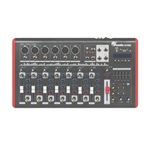 EX804-10ミニマルチチャンネル1ステレオアナログプロフェッショナルパワードデジタルミキサーオーディオ、パワー付き - Product Image 1