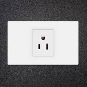 Interruptor de corriente alterna universal multifunción blanco estilo estadounidense, interruptor de pared y enchufe - Product Image 3