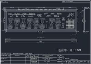 Hoch auflösendes LCD-Bildschirm-Video modul Hot Custom BTN-Segment Zeigt LCD-Monochrom-Bildschirm-LCD-Anzeige modul an