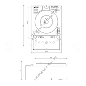 Gute Qualität 220V 230V 24 Stunden Mechanische Automatik Programmier bare Steuerung Timer EIN AUS Schalter TB388