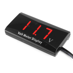 Araç monte çok fonksiyonlu dijital ekran voltmetre gerilim metre otomobil ve motosiklet için - Product Image 1