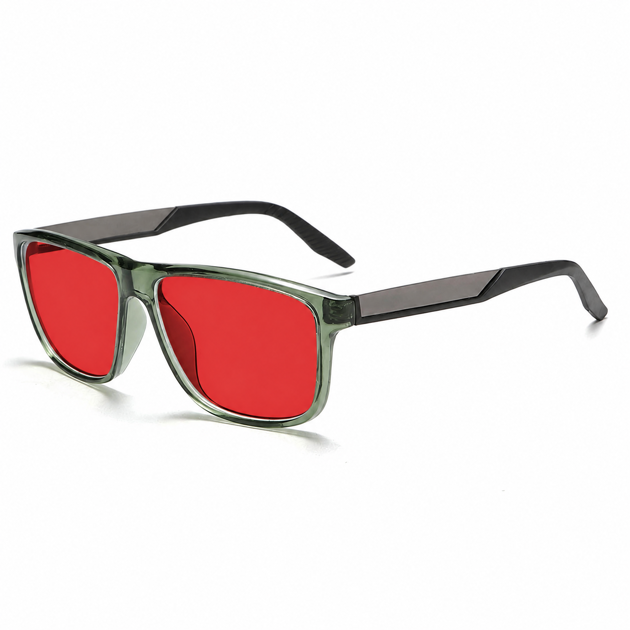Transparent green-Red