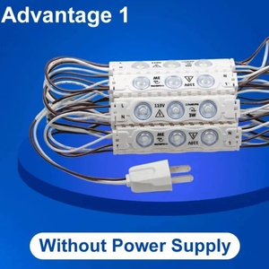 3 leds su geçirmez modül AC 110V/220V 22mm Ip67 LED tabela için su geçirmez LED modülleri - Product Image 3