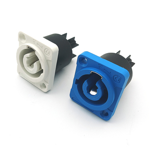20A 250V 3 Pin Waterproof IP65 AC Powercon Female Power <strong>Input</strong> and <strong>Output</strong> Stage Light <strong>Connector</strong> - Product Image 2