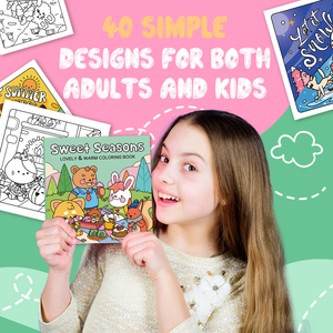 Cozy Friends Coloring <strong>Book</strong> for Adults &amp;Teens Custom Printing Cute and Cozy Bold &amp; Easy Designs Coloring <strong>Books</strong> for Kids - Product Image 6