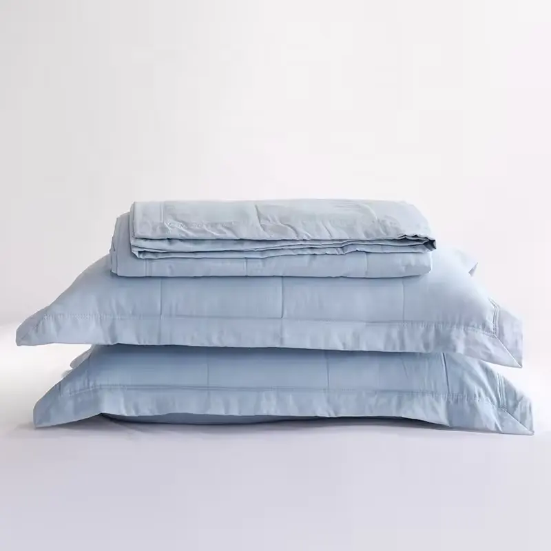 100% Pure Linen Sheets Set 3 Pieces Suitable for Hot Sleepers Not Dyed Natural Bedding Set