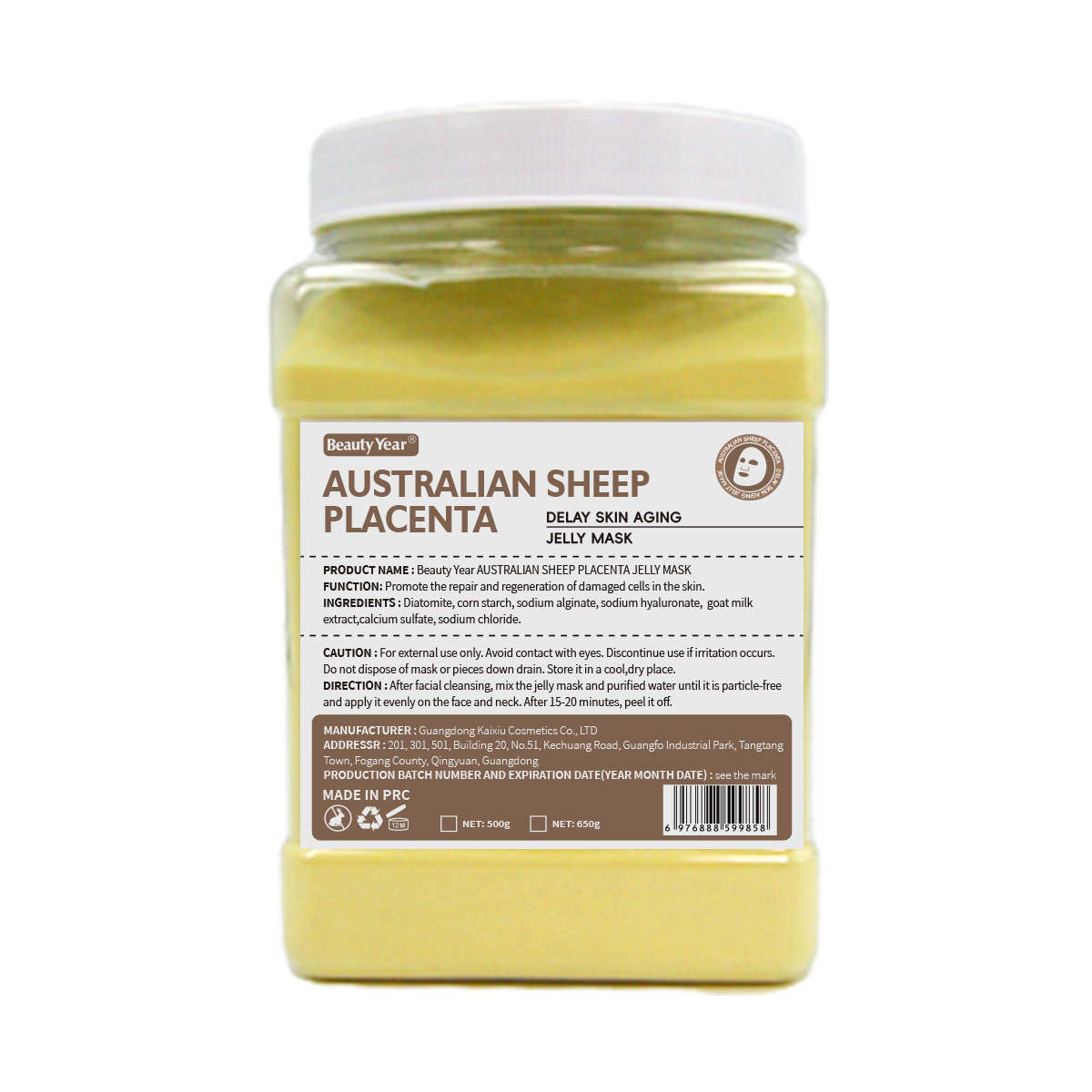 8. PLACENTA DE MOUTON AUSTRALIEN