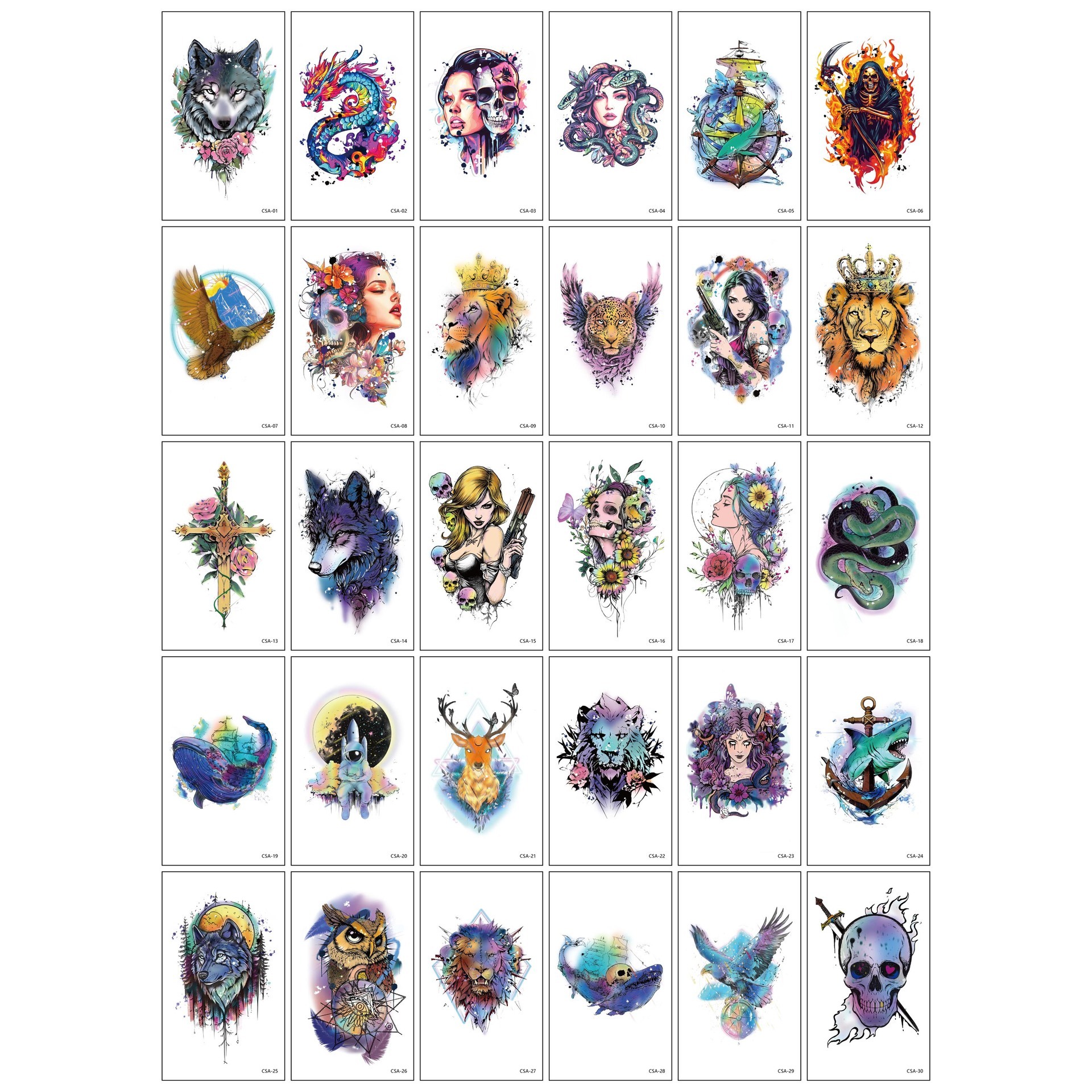 Csa-30-30 styles-5,7*9,7 cm