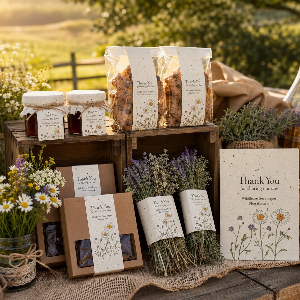 Seed Paper Wedding Set