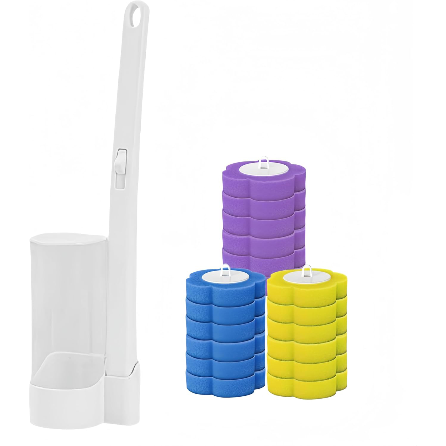 ฐานสีขาว + หัวเปลี่ยน * 6