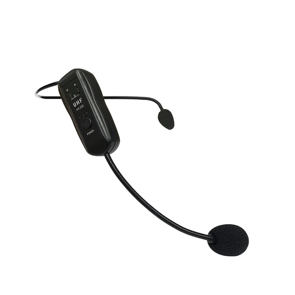 ERZHEN 266 Portable Mini Microphone Sans Fil Écouteur Collier Capacitif Microphone Professeur Fitness Enseignement Yoga