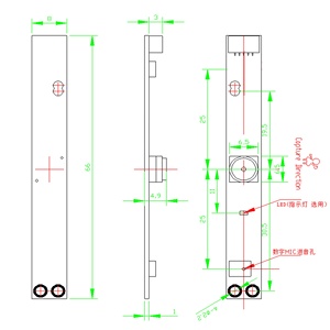 OEM 2MP 3MP OV3660 120 gradi fisheye modulo telecamera a infrarossi pcb 1080p mini modulo fotocamera usb2.0 per Laptop - Product Image 2