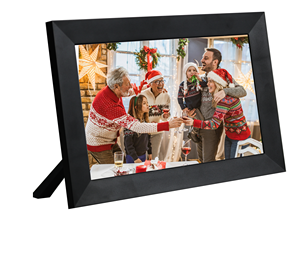 Marco de fotos digital en la nube WiFi de 10 pulgadas con pantalla táctil, función de reloj de reproducción de vídeo, Marco acrílico de memoria de 32GB, regalo - Product Image 2
