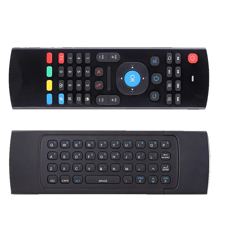 Mais barato Air mouse MX3 2.4G com teclado controle remoto universal sem fio amplamente utilizado para TV IP STB BOX